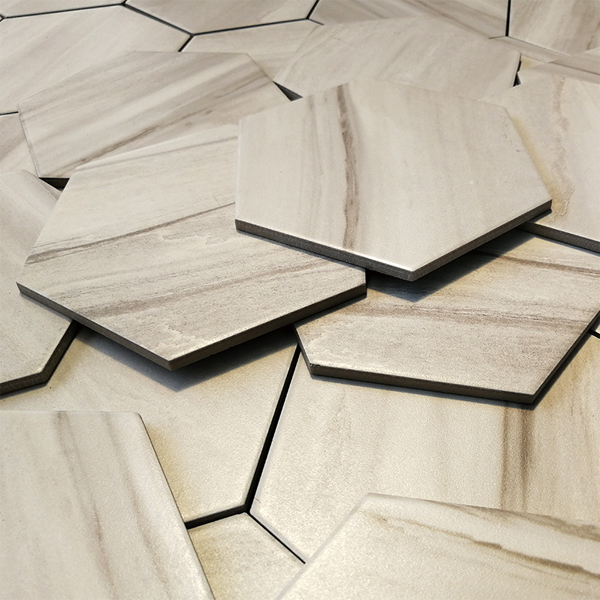 Chique Hexagon Non-rectified Porcelain Tile